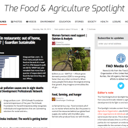 On The Radar: The FAO's Food & Agriculture Spotlight